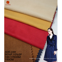Best textiles single face stretch knitted sueded jersey polyester suede fabric